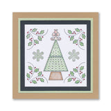 Paper Stitch by Clarity - 06 - Angel Christmas Tree Embroidery Card Pack