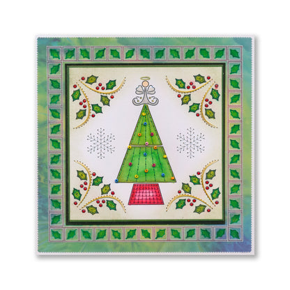 Paper Stitch by Clarity - 06 - Angel Christmas Tree Embroidery Card Pack
