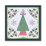 Paper Stitch by Clarity - 06 - Angel Christmas Tree Embroidery Card Pack