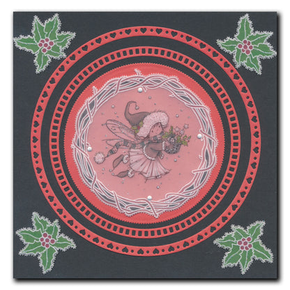 Linda's Build a Wreath A4 & A5 Square Groovi Plate Collection