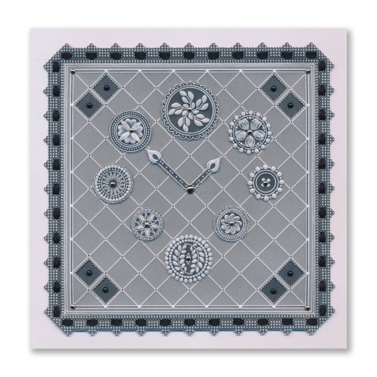 Barbara's SHAC Holland Buttons A6 Groovi Plate