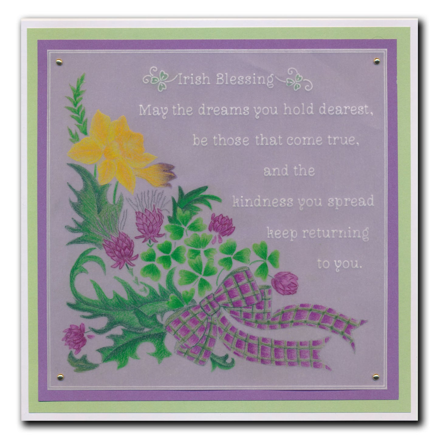 Linda's Layering Frames Set 5 - Celtic A4 Square & A5 Square Groovi Plate Collection