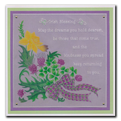 Linda's Layering Frames Set 5 - Celtic A4 Square & A5 Square Groovi Plate Collection