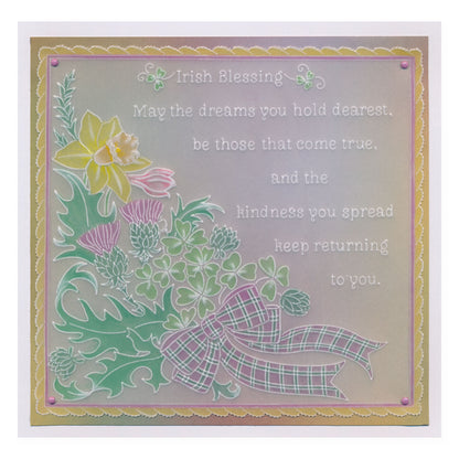 Linda's Layering Frames Set 5 - Celtic A4 Square & A5 Square Groovi Plate Collection