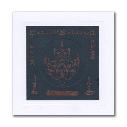 Linda's Festive Chandelier - Christmas Compendium A6 Stamp Set