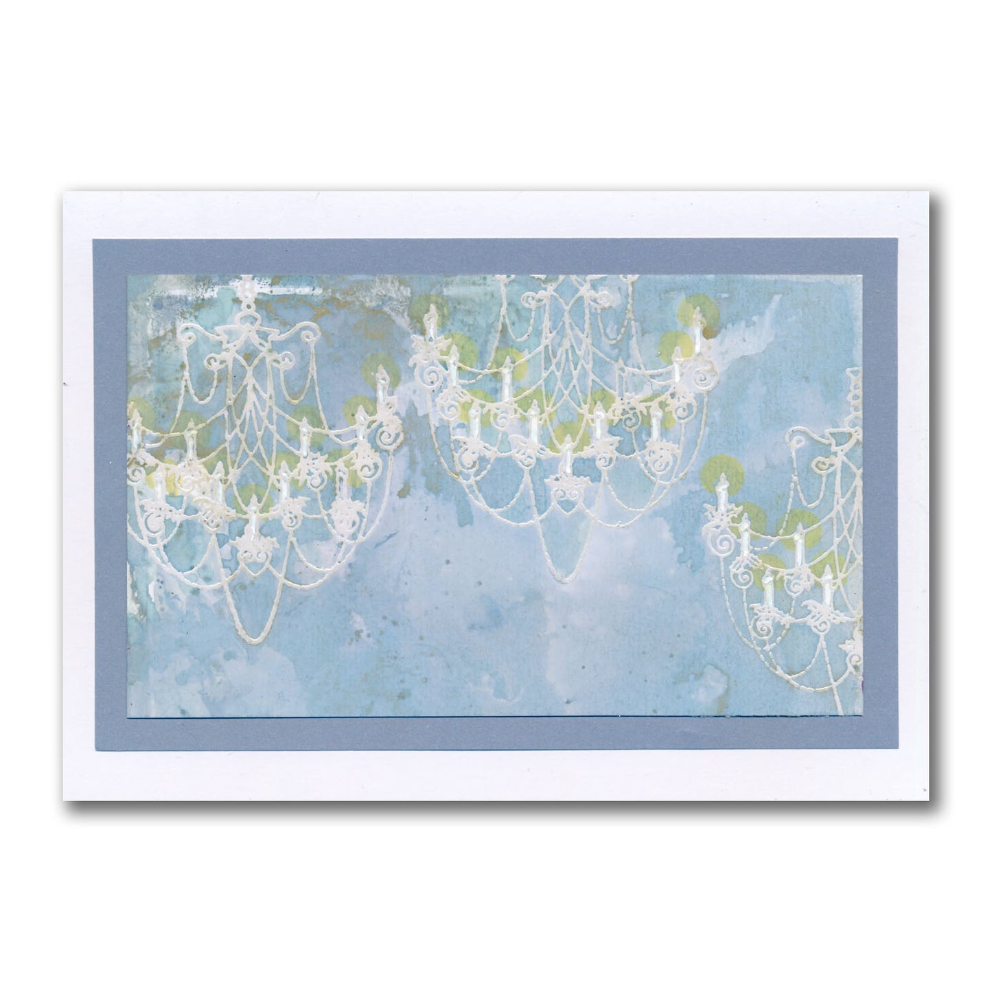 Linda's Festive Chandelier - Christmas Compendium A6 Stamp Set