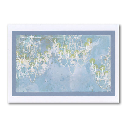 Linda's Festive Chandelier - Christmas Compendium A6 Stamp Set