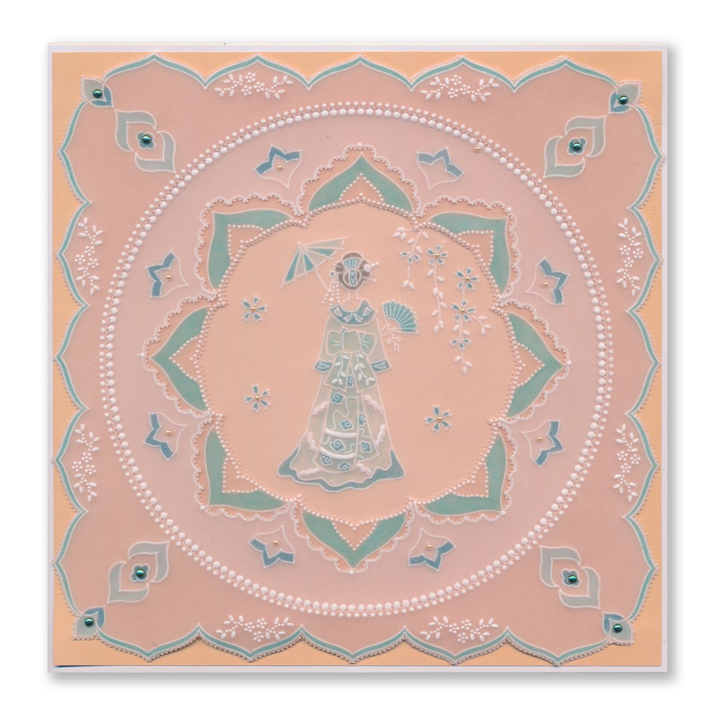 Linda's Layering Frames Set 3 - Oriental A4 Square & A5 Square Groovi Plate Collection