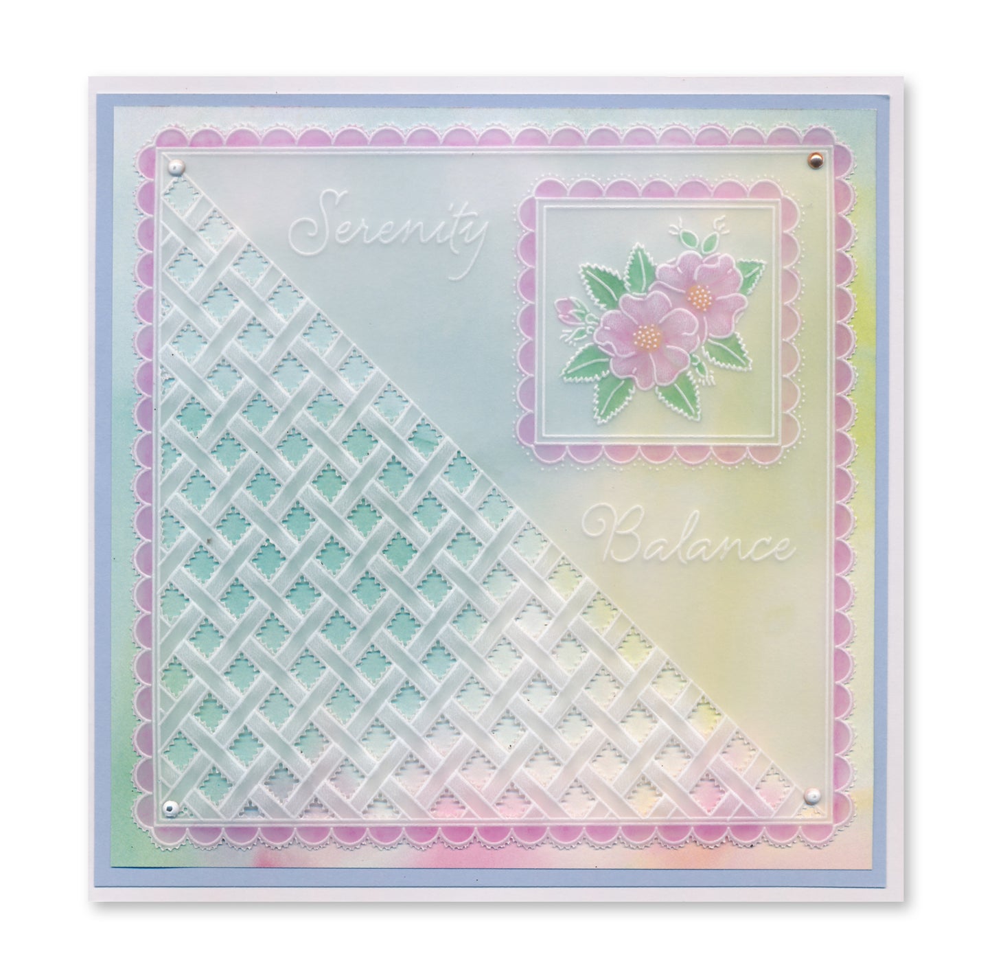 Linda's 123 - Garden Life A5 Square Groovi Plate Trio