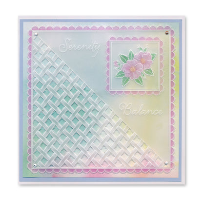 Linda's 123 - Garden Life A5 Square Groovi Plate Trio