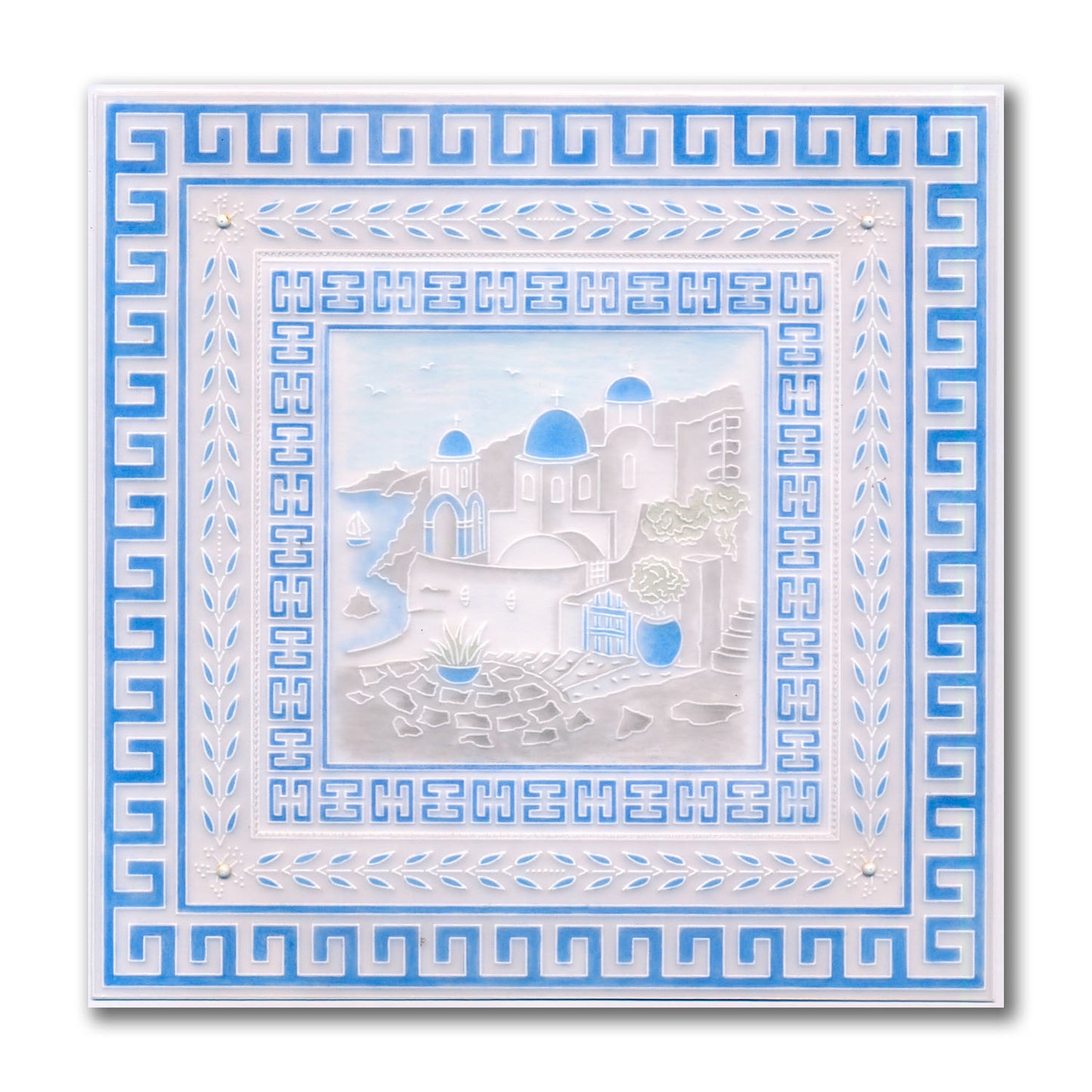 Linda's Layering Frames Set 6 - Greek A4 Square & A5 Square Groovi Plate Collection