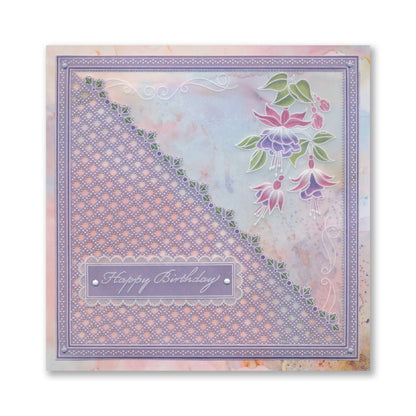 Linda's Fuchsia A6 Groovi Plate