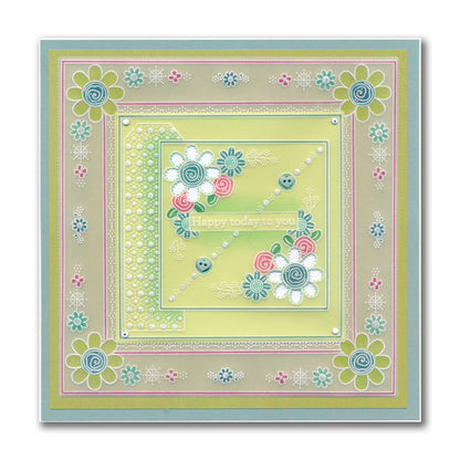 Tina's Layering Plate Mate for A6 Square Plates Complete Collection with Ideas & Inspiration