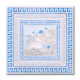 Linda's Santorini Layering Frame A4 Square Groovi Plate