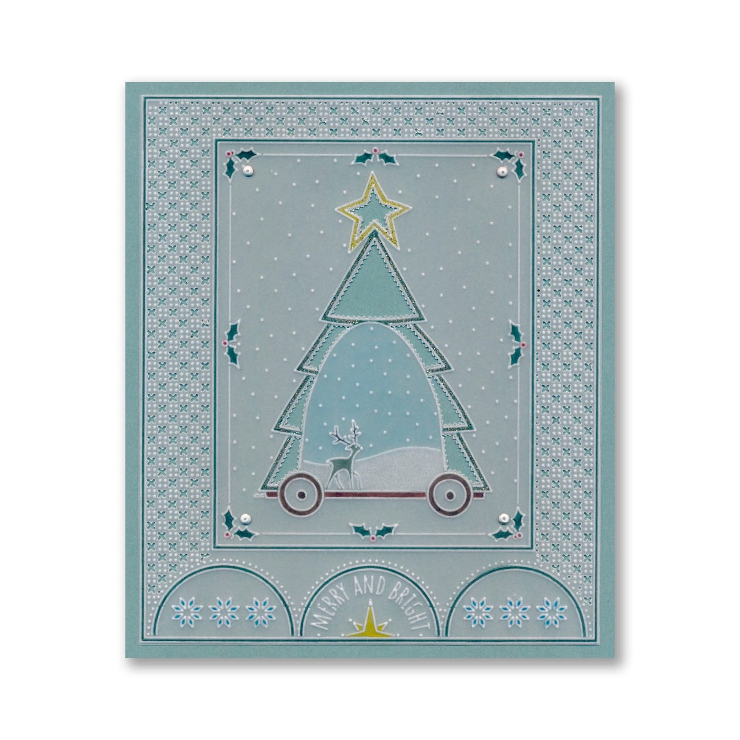 Barbara's SHAC Christmas Tree Wooden Toy A6 Groovi Plate