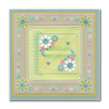 Tina's Floral Layering Parchlets A6 Square Groovi Plate Quartet