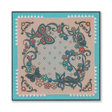 Linda's Richelieu Lace Butterflies A5 Square Groovi Plate