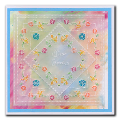 Jazz's Frames Through the Seasons A5 Square Groovi Plate Collection