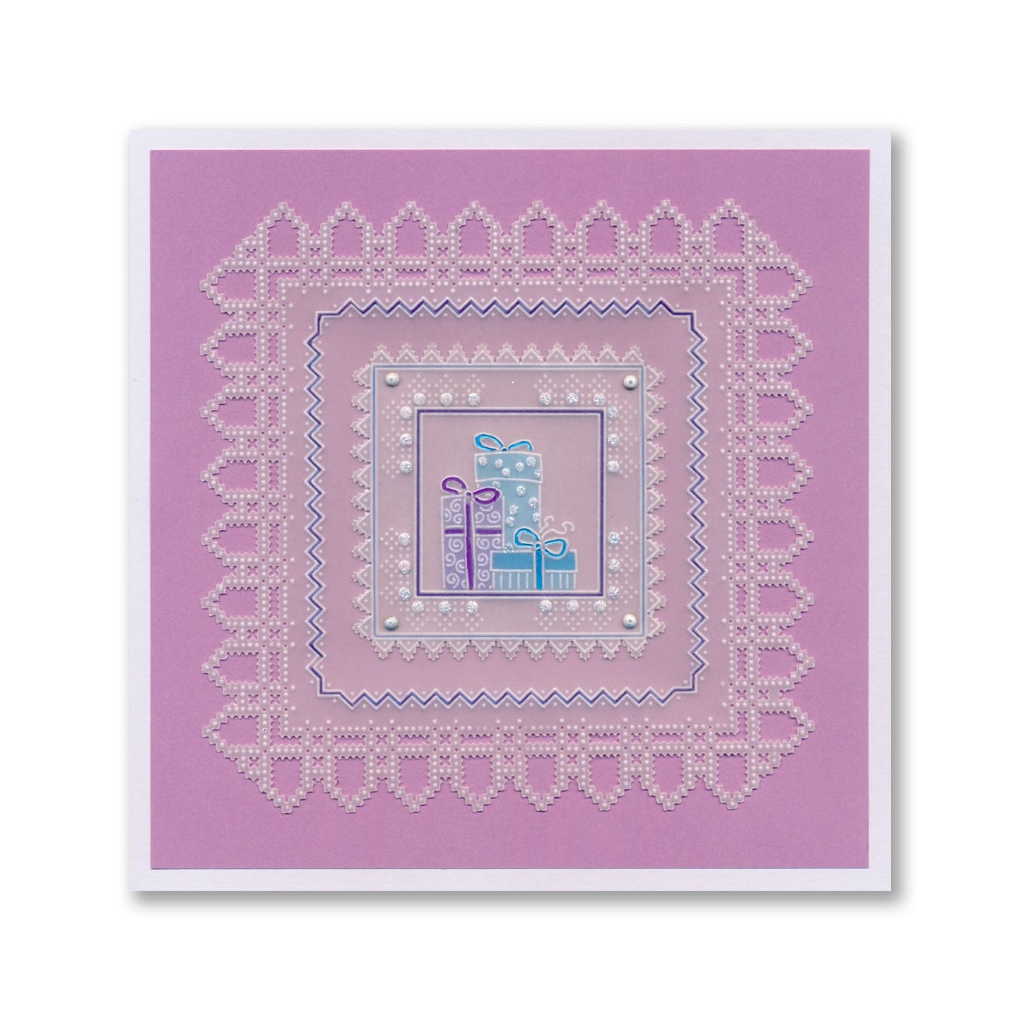 Barbara's SHAC Christmas Plate Mate for A6 Groovi Plates