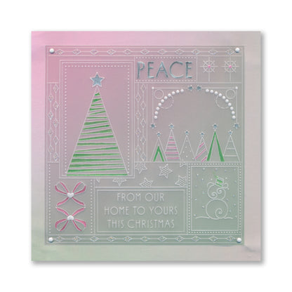 Tina's Christmas Tree - Easy Layout A5 Square Groovi Plate
