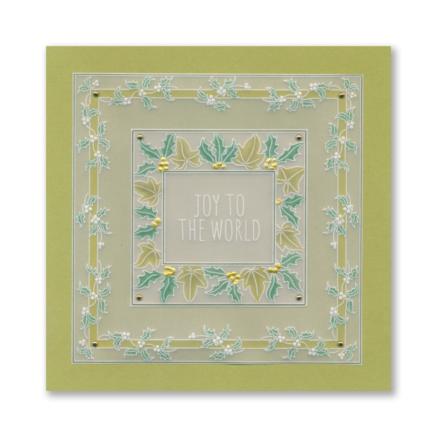 Festive Frame & Sentiments A6 Square Groovi Plate Collection