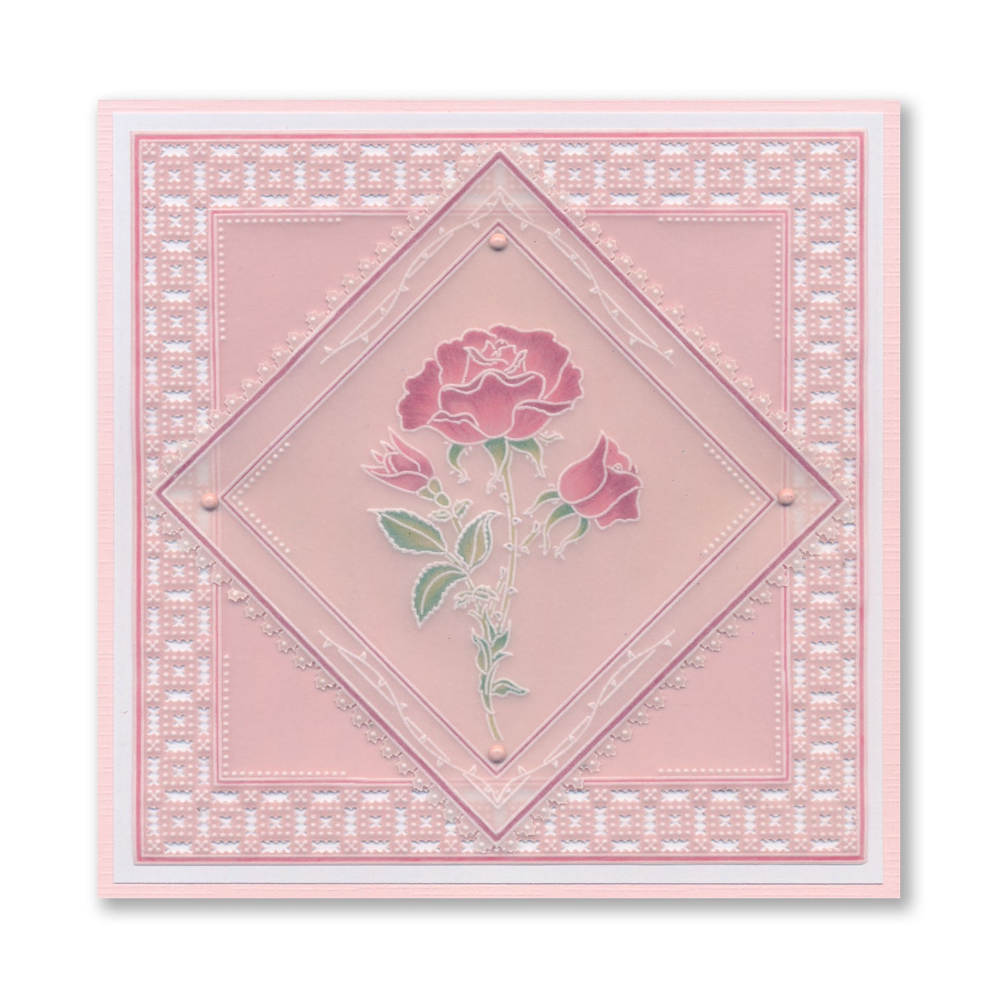 Linda's Rose A6 Groovi Plate