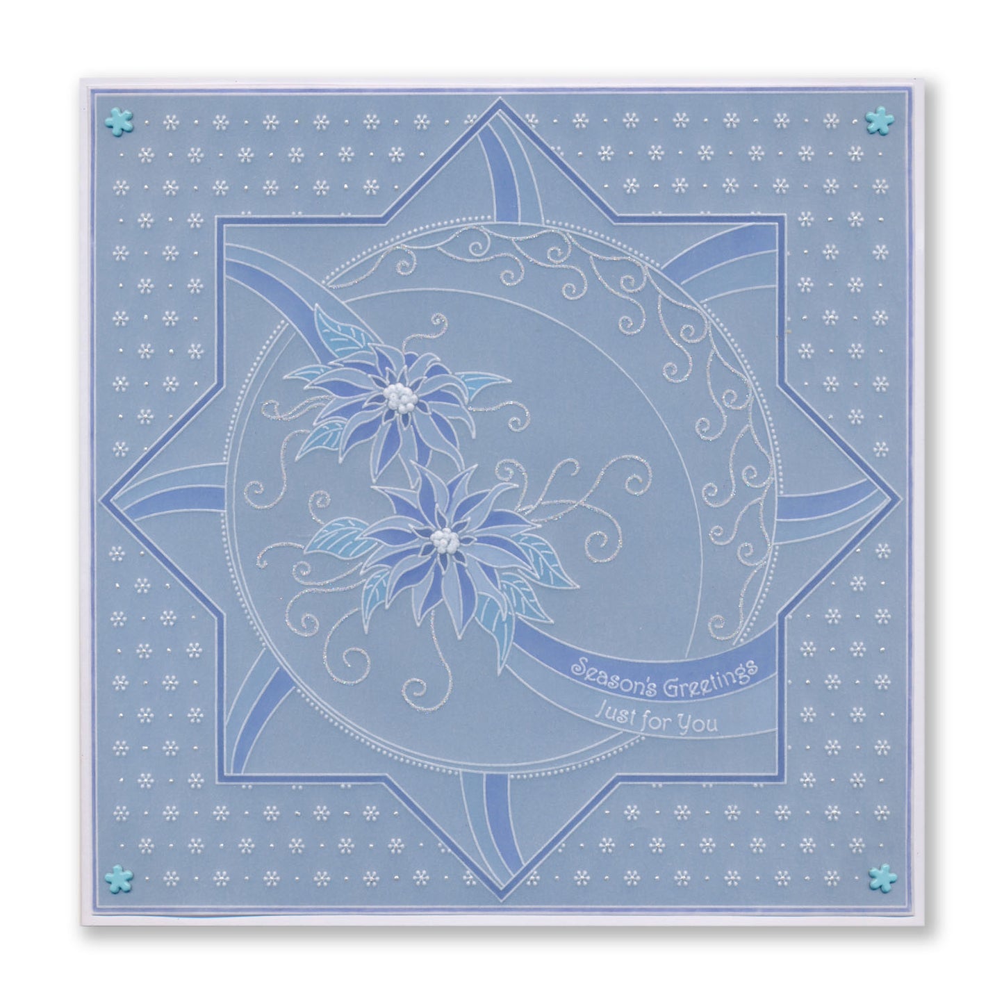 Linda's Post Box Cheer Layering Frame A4 Square Groovi Plate