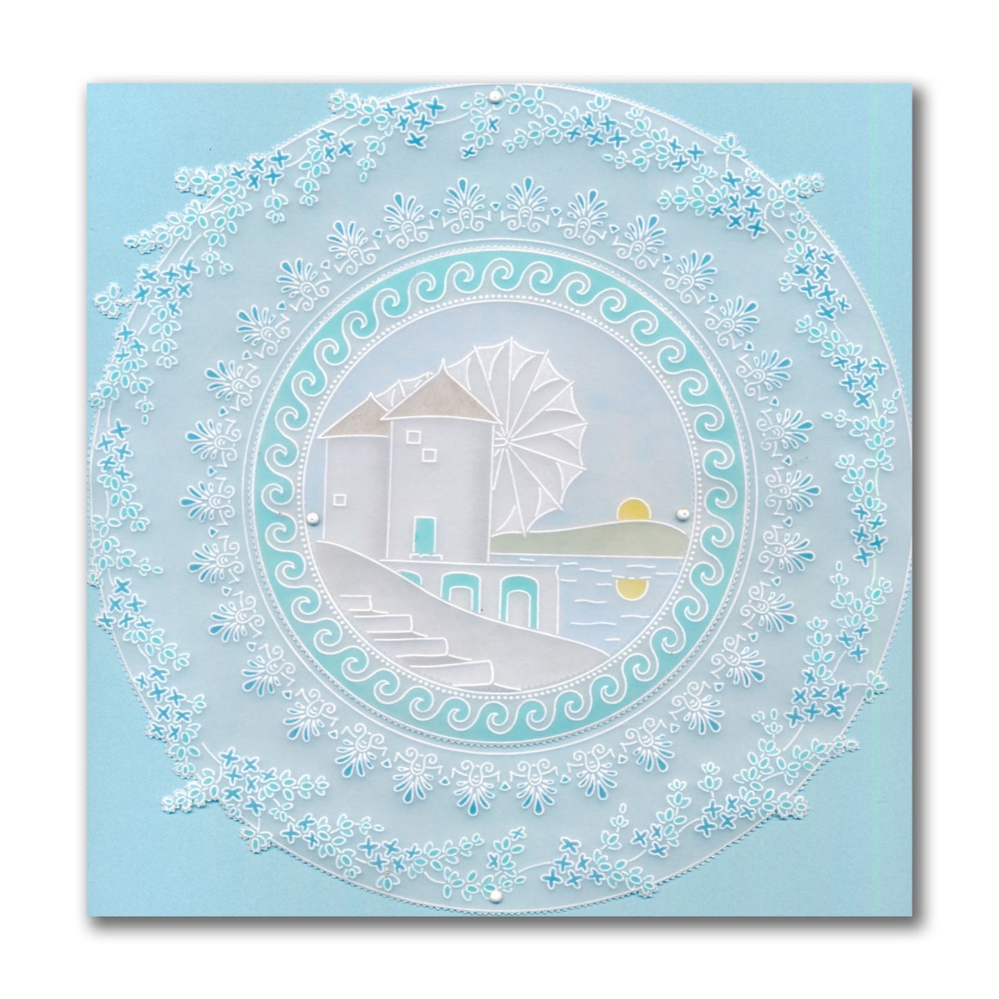 Linda's Layering Frames Set 6 - Greek A4 Square & A5 Square Groovi Plate Collection