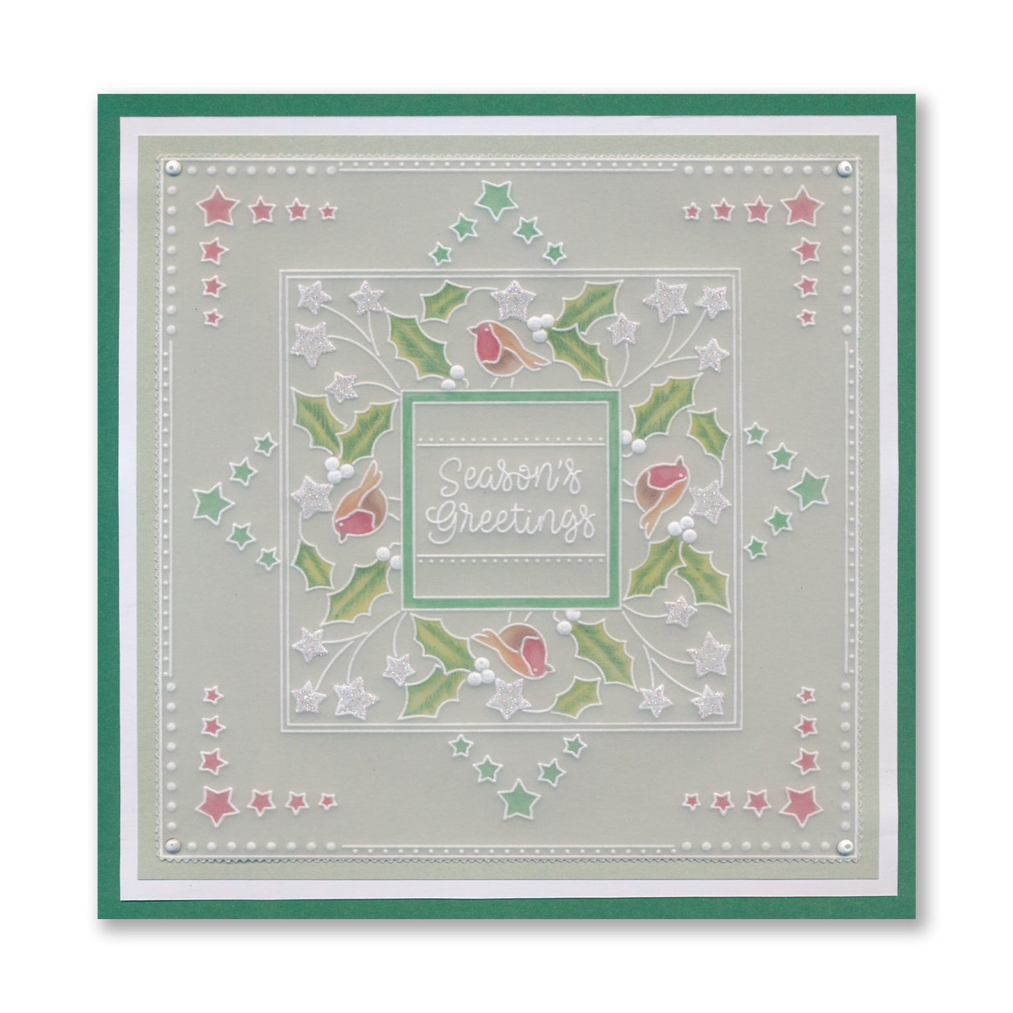 Square Floral Framers A4 Groovi Plate