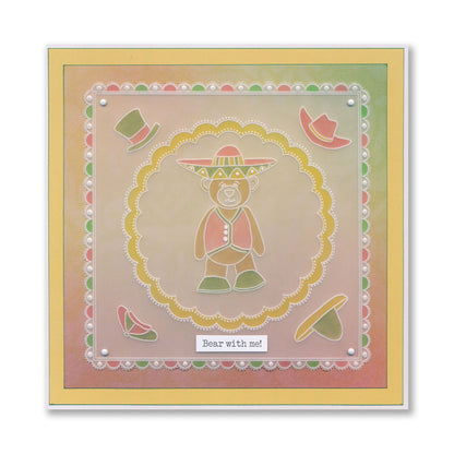 BIP the Bear Characters A5 Square, A6  & Spacer Groovi Plate Collection