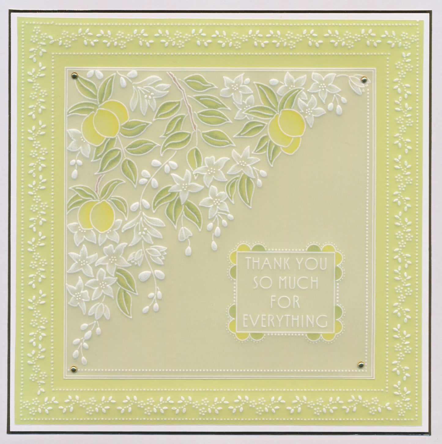 Tall Art Deco Sentiments A5 Groovi Plate