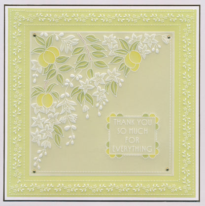 Tall Art Deco Sentiments A5 Groovi Plate