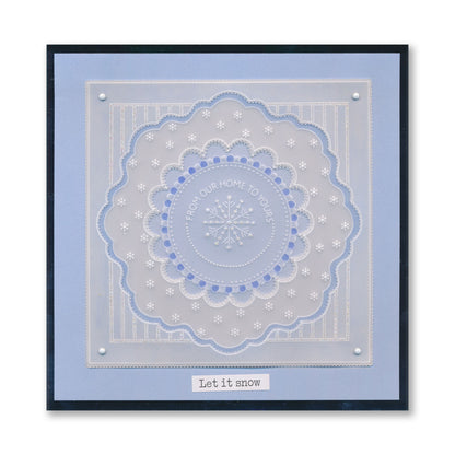 Christmas French Lace Midi Groovi Plate Quartet