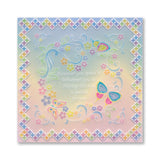 Linda's Richelieu Lace Butterflies A5 Square Groovi Plate