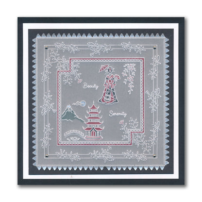 Linda's Layering Frames Sampler A4 Groovi Plate