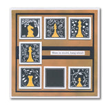 Grunge Elements, Grids & Chess Complete A5 Stamp Collection