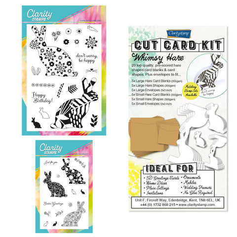 Clarity Cut Card Kit - Whimsy Hare Collection