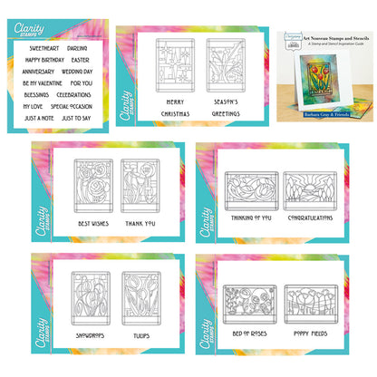 Art Nouveau Stamp & ii Book Collection