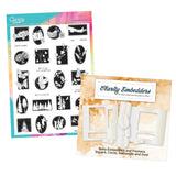 Just Silhouette Framers Sampler A4 Stamp Set with Baby Embedders and Frames