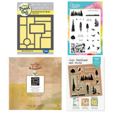 Abstract Layout, Infusions and Woodland & Birds Die, Stamp, Paper & Inspiration Collection