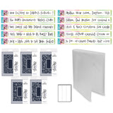 All About the Words - Word Chains 21-30 - Stamp, Stencil & Folder Collection