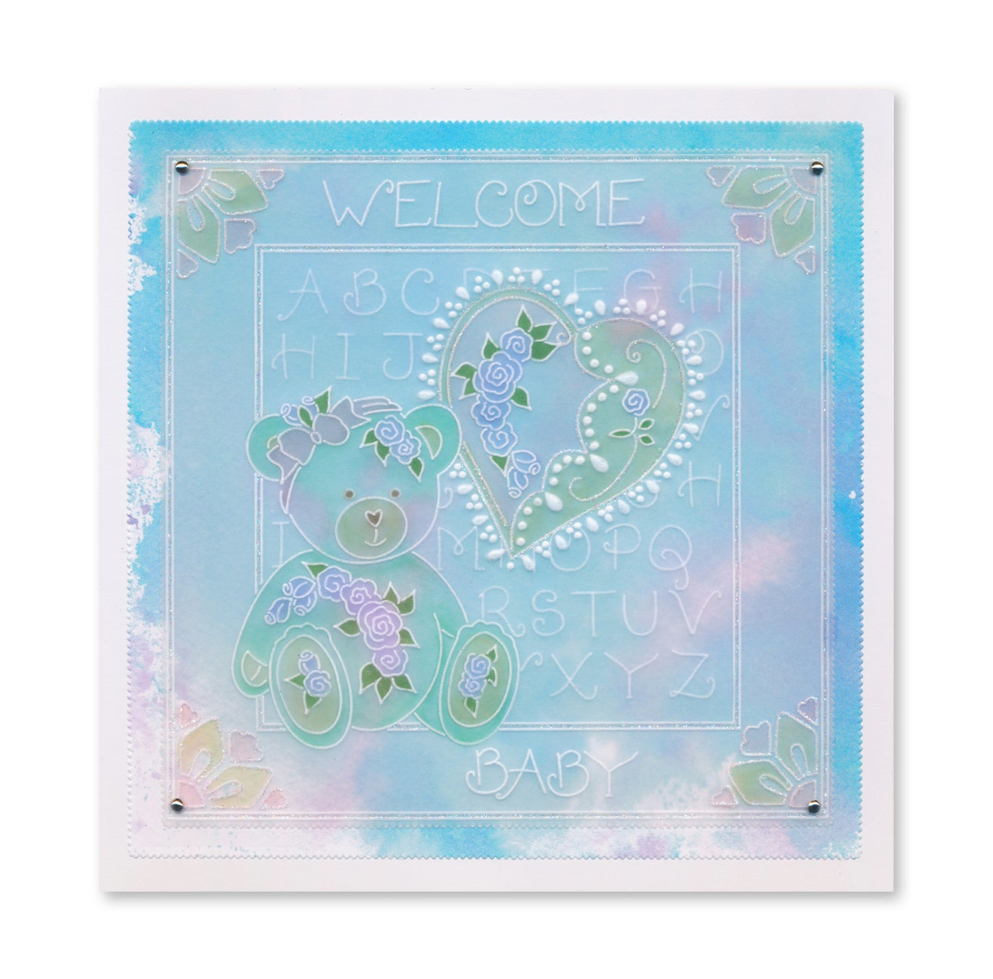 Barbara's Loving Heart A5 Square Groovi Plate