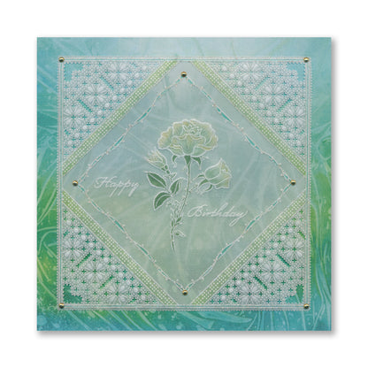 Linda's Rose A6 Groovi Plate