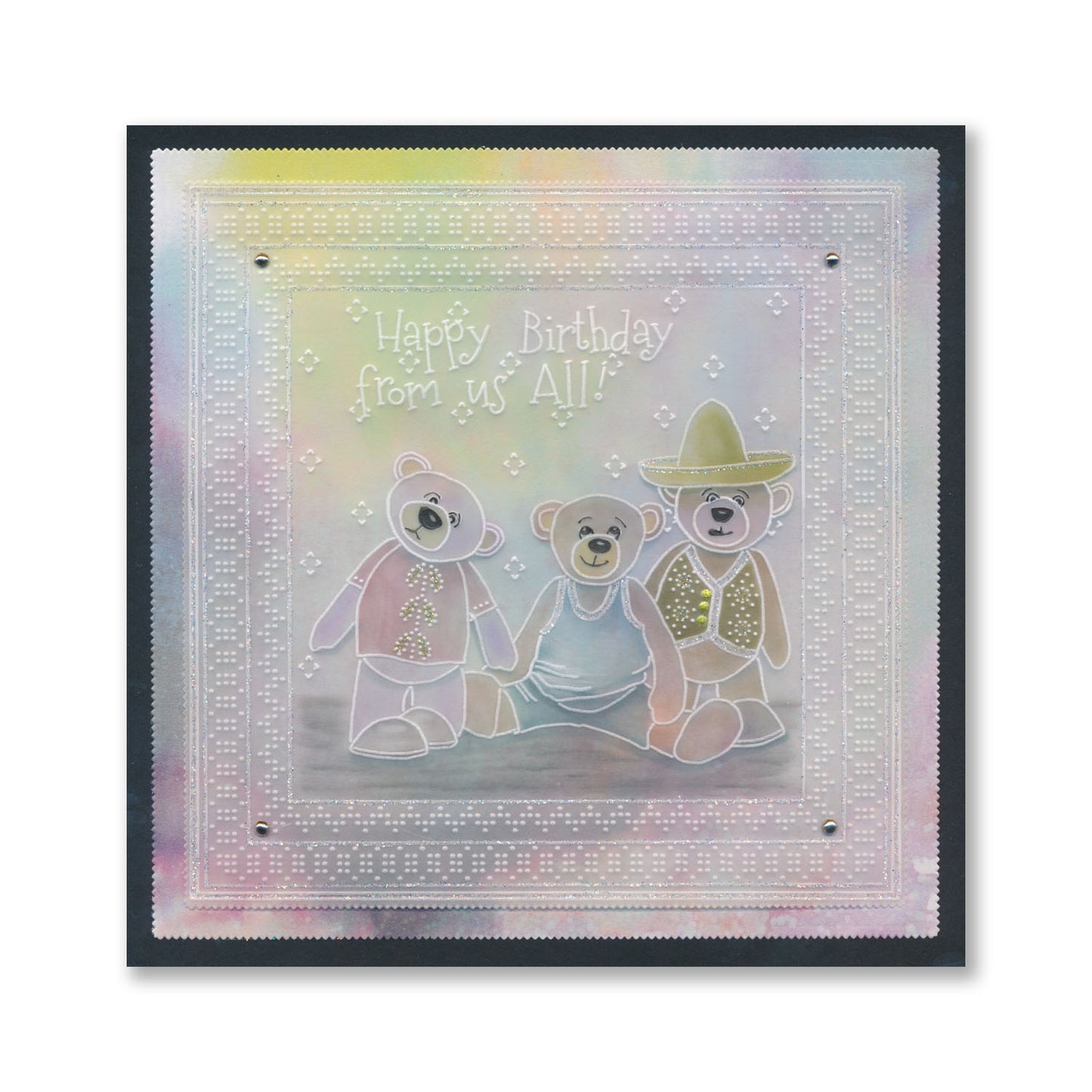 BIP the Bear & Family A5 Square Groovi Plate