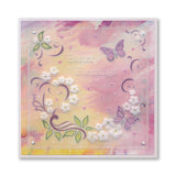 Linda's Richelieu Lace Butterflies A5 Square Groovi Plate