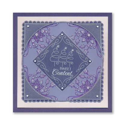 Tina's Christmas All in One A5 Square Groovi Plate Collection