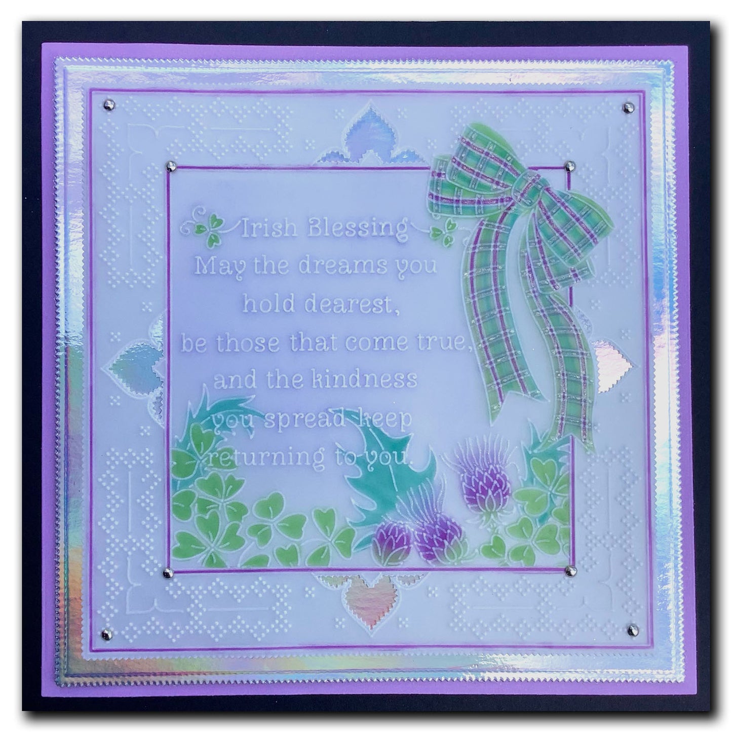 Linda's Layering Frames Set 5 - Celtic A4 Square & A5 Square Groovi Plate Collection