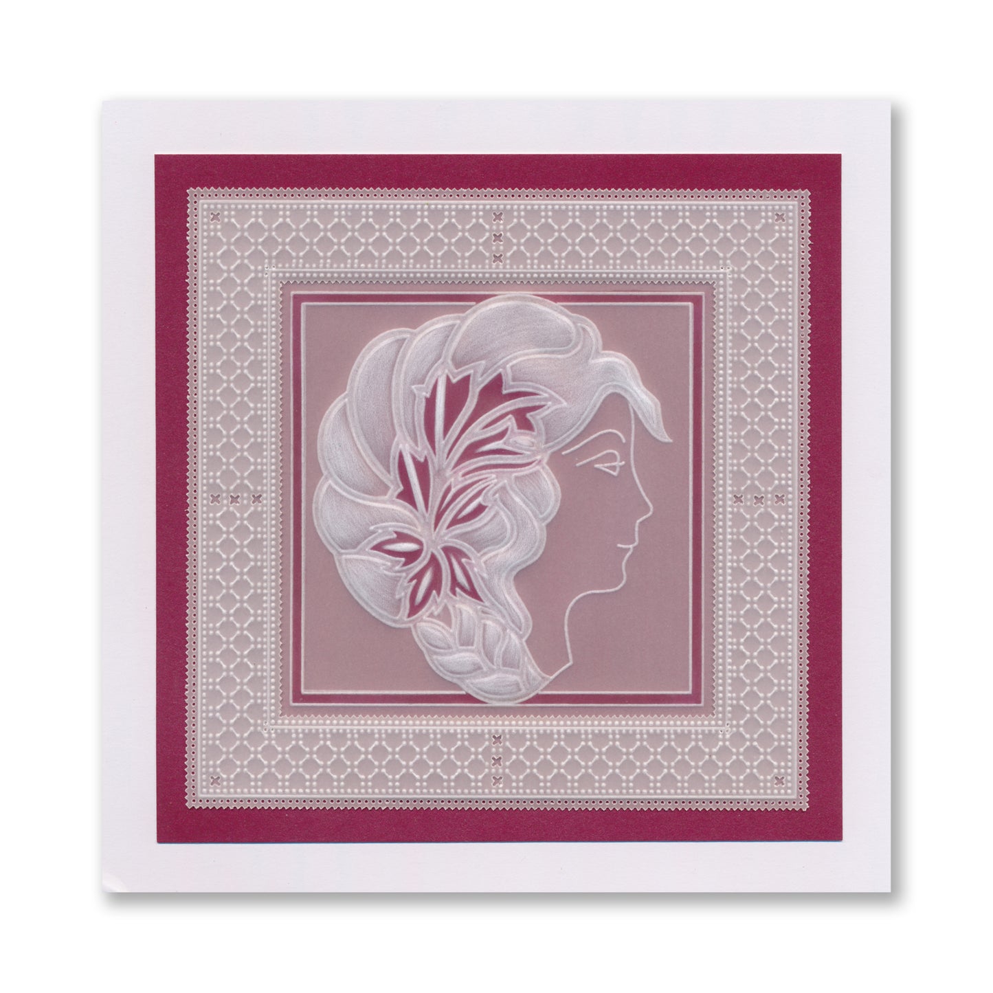 Amaryllis Cameo A6 Square Groovi Plate