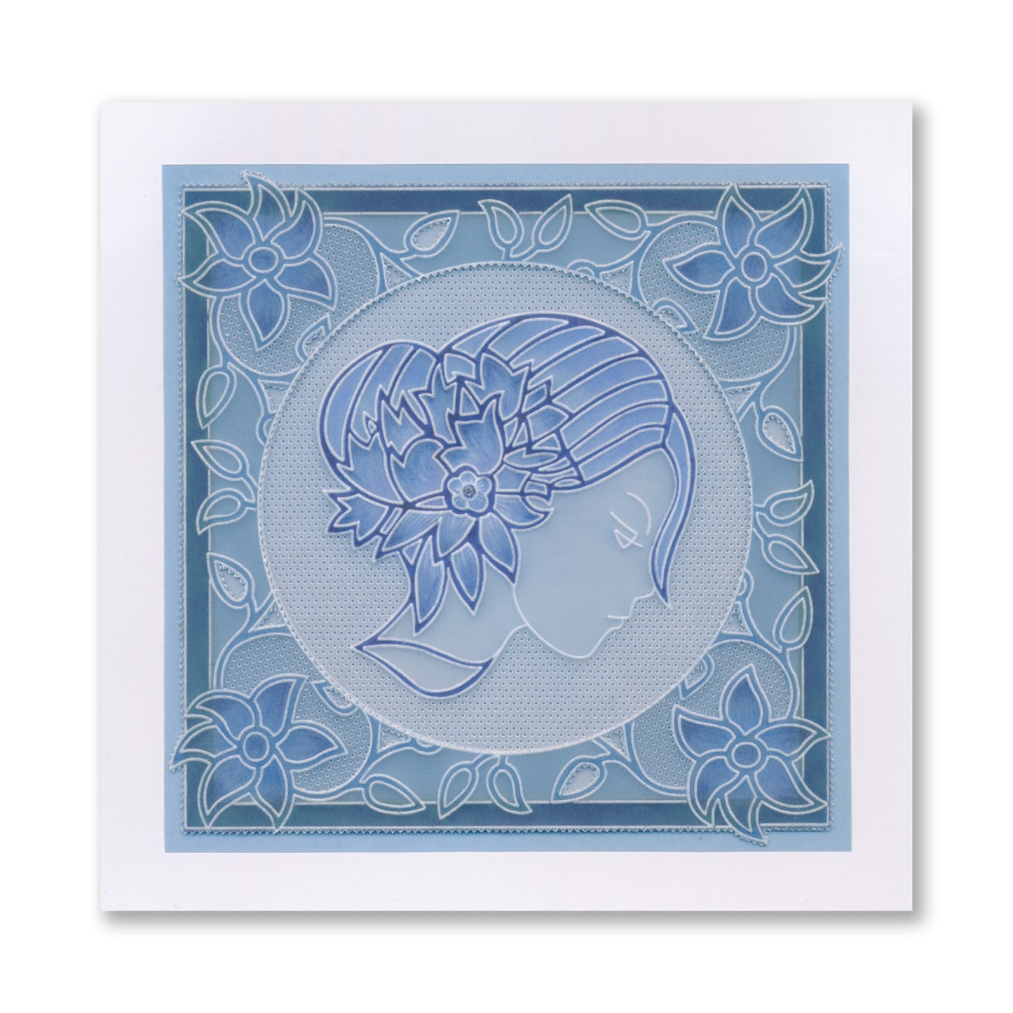 Fleur Cameo A6 Square Groovi Plate