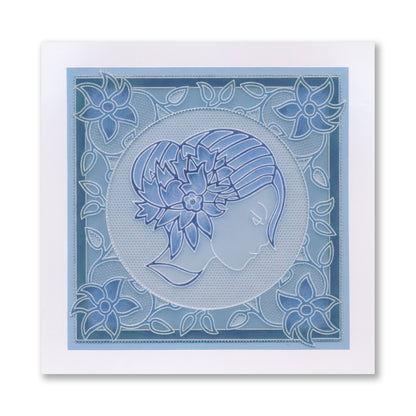 Fleur Cameo A6 Square Groovi Plate